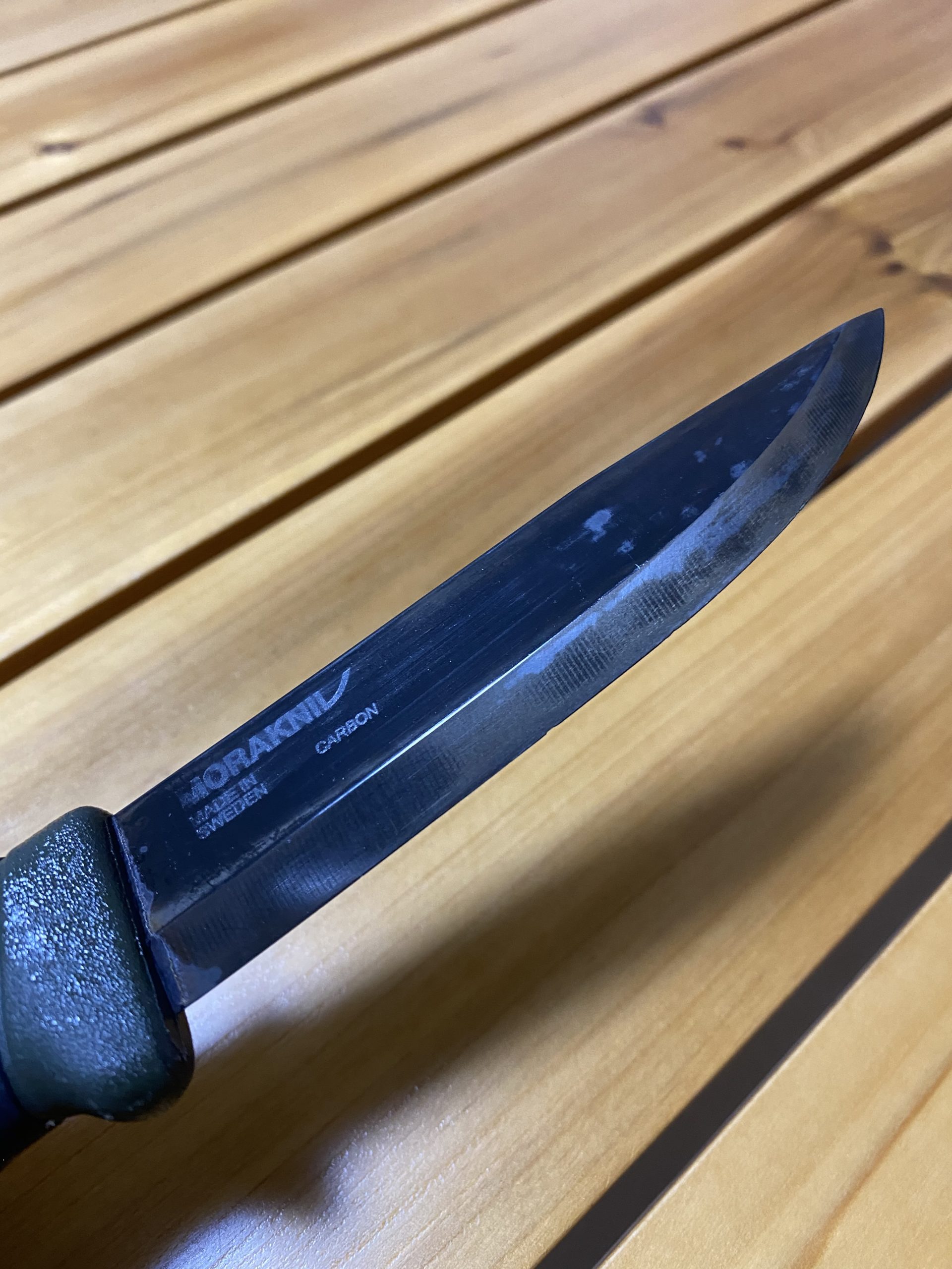 黒錆加工ナイフ